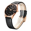 Rotary GS08014/04 Ultra Slim Black Leather Strap Watch - W13260 Alternative Image