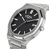 Rotary RGB10019/04 Heritage Stainless Steel Black Dial Bracelet Watch - W13339 Alternative Image