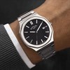 Rotary RGB10019/04 Heritage Stainless Steel Black Dial Bracelet Watch - W13339 Alternative Image