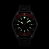 Rotary RGS10007/98 Apex100 Stainless Steel Red Bezel Black Silicone Strap Watch - W13340 Alternative Image