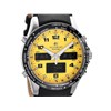 Accurist 7041 Yellow Dual Display Black Leather Strap Watch - W1854 Alternative Image