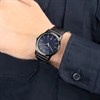 Sekonda 3536 Black IP Black Leather Strap Watch - W31321 Alternative Image