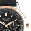 Sekonda 30143 Chronograph Black Leather Strap Watch - W31387 Alternative Image