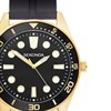 Sekonda 30317 Gold Tone Black Silicone Strap Watch - W31454 Alternative Image
