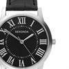 Sekonda 30330 Black Leather Strap Watch - W31458 Alternative Image
