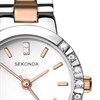 Sekonda 2353 Two Tone Stone Set Bracelet Watch - W32458 Alternative Image