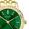 Sekonda 40803 Gold Tone Green Dial Bracelet Watch - W32497 Alternative Image