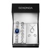 Sekonda 49105 Blue Dial Watch, Bracelet, Necklace & Earrings Gift Set - W32501 Alternative Image