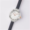 Radley RY21491 Silver Tone Slim Navy Leather Strap Watch - W51562 Alternative Image