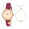 Radley RY21614-SET Rose Gold Tone Cherry Leather Strap Watch And Bracelet Set - W51595 Alternative Image
