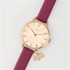 Radley RY21614-SET Rose Gold Tone Cherry Leather Strap Watch And Bracelet Set - W51595 Alternative Image