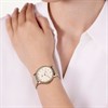 Radley RY21938A Rose Tone Stone Set Cream Leather Strap Watch - W51598 Alternative Image