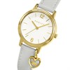 Radley RY21998A Gold Tone Charm White Leather Strap Watch - W51600 Alternative Image