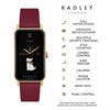 Radley RYS21-2154-SET Series 21 Gold Tone Black And Red Silicone Strap Watch - W51605 Alternative Image