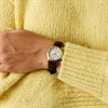 Lorus RRX20HX9 Gold Tone Brown Leather Strap Watch - W58227 Alternative Image