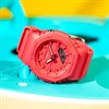 Casio G-Shock GMA-P2100-4AER One Tone 2100 Coral Strap Watch - W59121 Alternative Image