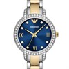 Emporio Armani AR11576 Two Tone Blue Dial Bracelet Watch - W62177 Alternative Image