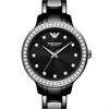 Emporio Armani AR70008 Stone Set Black Ceramic Watch - W62180 Alternative Image