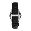 Emporio Armani AR0382 Black Leather Strap Watch - W62182 Alternative Image