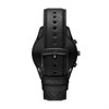 Emporio Armani AR11583 Chronograph Black IP Black Leather Strap Watch - W62199 Alternative Image