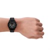 Emporio Armani AR11583 Chronograph Black IP Black Leather Strap Watch - W62199 Alternative Image