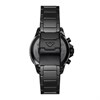 Emporio Armani AR70010 Chronograph Black Ceramic Bracelet Watch - W62202 Alternative Image