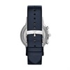 Emporio Armani AR2473 Stainless Steel Black Leather Strap Watch - W62212 Alternative Image