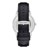 Emporio Armani AR1981 Automatic Black Leather Strap Watch - W62219 Alternative Image