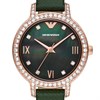 Emporio Armani AR11577 Rose Tone Green Leather Strap Watch - W62228 Alternative Image