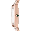Emporio Armani AR11641 Rose Gold Tone Rectangular Case Green Dial Bracelet Watch - W62231 Alternative Image