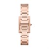 Emporio Armani AR11641 Rose Gold Tone Rectangular Case Green Dial Bracelet Watch - W62231 Alternative Image