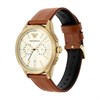 Emporio Armani AR11714 Chronograph Brown Leather Strap Watch - W62254 Alternative Image