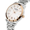 Rotary RLB10036/06 Heritage Two Tone Rose Silver Dial Bracelet Watch - W64243 Alternative Image