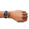 Emporio Armani AR11135 Rose Gold Plated Blue Strap Watch - W65393 Alternative Image