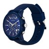 Armani Exchange AX1327 Chronograph Blue Silicone Strap Watch - W6541 Alternative Image