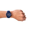 Armani Exchange AX1327 Chronograph Blue Silicone Strap Watch - W6541 Alternative Image
