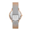 Armani Exchange AX5617 Rose Gold Plated Mesh Bracelet Watch - W65501 Alternative Image