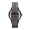Armani Exchange AX2764  Black IP Grey Leather Strap Watch - W65511 Alternative Image
