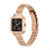 Armani Exchange AX5729 Rose Gold Tone Square Case Black Dial Bracelet Watch - W65550 Alternative Image