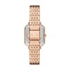 Armani Exchange AX5729 Rose Gold Tone Square Case Black Dial Bracelet Watch - W65550 Alternative Image