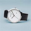 BERING 11139-404 Stainless Steel Black Leather Strap Watch - W74167 Alternative Image