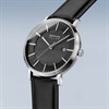 BERING 15439-402 Slim Solar Black Leather Strap Watch - W74214 Alternative Image