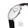 BERING 15739-404 Ultra Slim Black Leather Strap Watch - W74218 Alternative Image