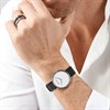BERING 15739-404 Ultra Slim Black Leather Strap Watch - W74218 Alternative Image