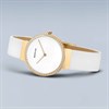 BERING 14531-630 Stone Set White Leather Strap Watch - W74220 Alternative Image