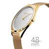 Bering 17039-334 Ultra Slim Gold Plated Mesh Bracelet Watch - W74222 Alternative Image