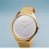 Bering 17039-334 Ultra Slim Gold Plated Mesh Bracelet Watch - W74222 Alternative Image