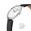 BERING 15729-404 Ultra Slim Black Leather Strap Watch - W74250 Alternative Image