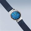 BERING 10126-307 Stainless Steel Blue Mesh Bracelet Watch - W7475 Alternative Image