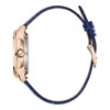 Bulova 97L180 Sutton Automatic Rose Gold Tone Blue Leather Strap Watch - W83261 Alternative Image
